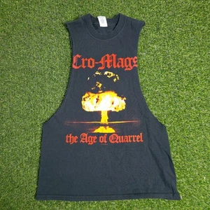 Cro-Mags The Age of Quarrel Mens Shirt Rock and Roll Music Classic Band Black S - Picture 1 of 7