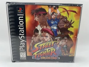 Street Fighter Collection Sony PlayStation 1 PS1 Completo CIB Capcom Probado COMO NUEVO - Imagen 1 de 8