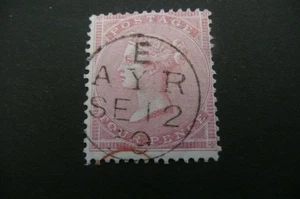 GB VICTORIA 1855-57 SG 66/66a 4d SUPERB AYR CDS POSTMARK - Picture 1 of 2