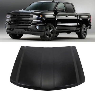 Primed Front Hood Panel For 2014-2015 Chevrolet Silverado 1500 Factory Style Foto 1 de 4