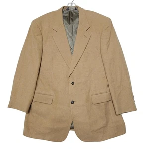 JOS A BANK EXECUTIVE COLLECTION Mens Camel Wool Blend Blazer Sport Coat Size 43R - Picture 1 of 11