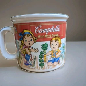Campbell's Soup Mug M'm! M'm! Good Vintage 1993 Westwood Kids Garden Corn China - Picture 1 of 8