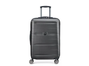 DELSEY VALIGIA TROLLEY 4 DOPPIE RUOTE 67 CM 00304181000 COMETE + NERO - Imagen 1 de 7