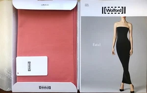 VESTIDO WOLFORD FATAL TUBE en Coral Medio, Talla: Pequeño Ret: $265 Nuevo en Caja/Etiquetas - Imagen 1 de 7