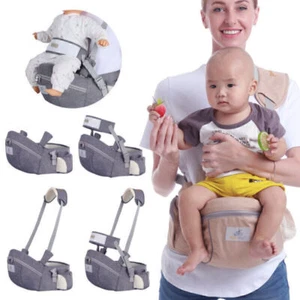 Baby Hüftsitz Kindertrage Versterllbarem Hüftgurt Babytrage für 0-24 Monate DE - Bild 1 von 18