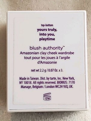 TARTE Blush Authority YOURS TRULY INTO YOU PLAYTIME Amazonian Clay Wardrobe trio - Image 1 of 4