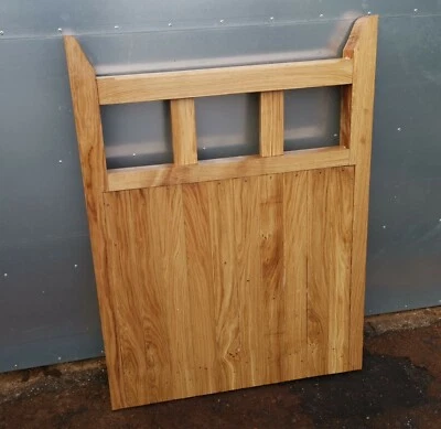 Handmade hardwood dried oak garden drive gate to your bespoke widths up to 1.22m - Image 1 of 4