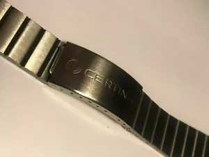 NEU ALTER LAGER CERTINA EDELSTAHL ARMBANDUHRBAND 21 mm LASENGRÖSSE REF. # 41446 - Bild 1 von 12