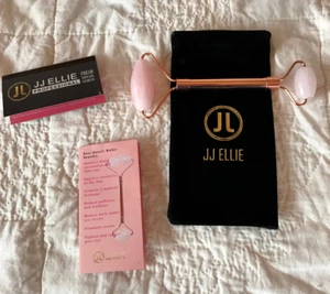 Rose Quartz Roller For Face, Jade Roller for Wrinkles Eye Puffiness Massage Pink - Picture 1 of 4