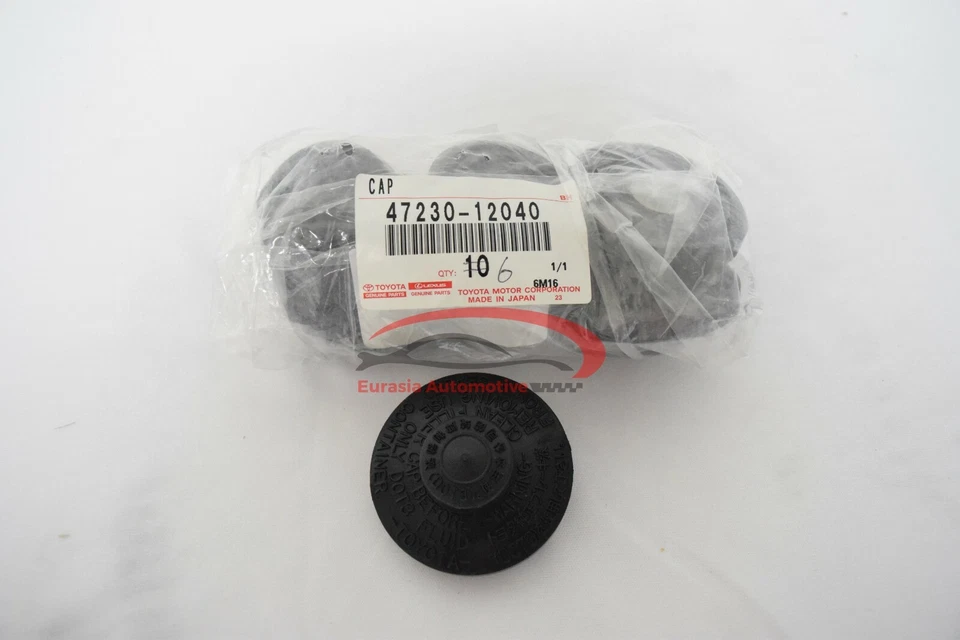 Tampa de reservatório de cilindro mestre de freio Lexus 1990-2006 original 4723012040 fabricante de equipamento original - Imagem 1 de 1