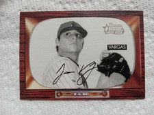 2004 Bowman Heritage Black and White B&W Parallel Jason Vargas Florida Marlins 