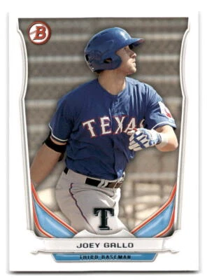 Joey Gallo 2014 Bowman Draft Baseball #TP-80 Texas Rangers Top Prospects - Image 1 of 2