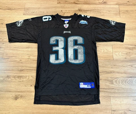NFL Philadelphia Eagles BRIAN WESTBROOK #36 2004 Super Bowl FOOTBALL JERSEY Med Cover