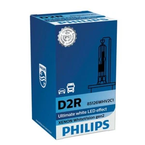 D2R PHILIPS Xenon WhiteVision gen2 85126WHV2C1 HID Bombilla faro 5000K Single - Imagen 1 de 1