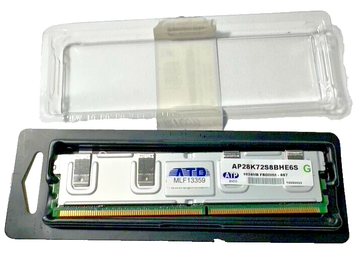 ATP AP28K72S8BHE6S ATP 1GB DDR2-667MHz PC2-5300 ECC Fully Buffered CL5  DIMM - Image 1 of 1