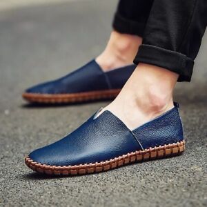 Men's Casual Shoes Soft Comfy Loafers Walking Driving Shoes Comfortable Large Si