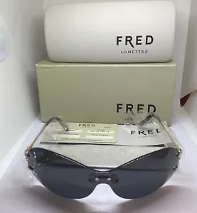 NUEVA LENTE GRIS FRED LUNETTES VOLUTE SOLAIRE 101 TWO TONE GREY 66-00-115 - Imagen 1 de 12