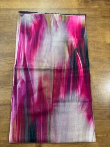 CELESTE WOMEN'S 100% WOOL TYE DYE SCARF (MULBERRY) NWT - Picture 1 of 4