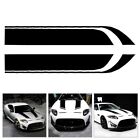 2Pcs Car Stripes Racing-Sports Vinyl Hood Decals Diy Decoration Stickers