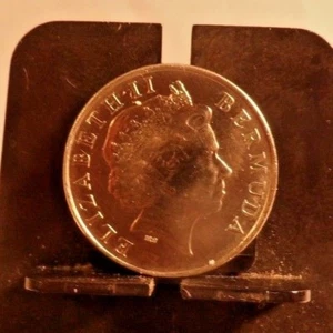 CIRCULATED 2005 25 CENT BERMUDA COIN (50518)1.....FREE SHIPPING !!!!! - Picture 1 of 3