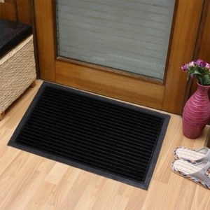 Outdoor Indoor Entrance Doormat Super Absorb Mud Latex Backing NonSlip Door Mat  - Picture 1 of 7
