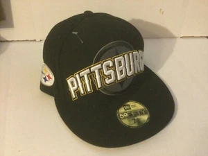 PITTSBURGH STEELERS ~ SOMBRERO/GORRA DE NUEVA ERA TALLA 7 1/8 - Imagen 1 de 1