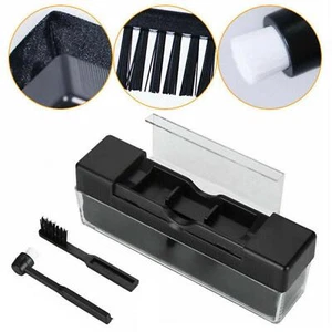 Vinyl Record Cleaning Brush Stylus Anti-Static Cleaner Removal Dirt/Stains Kit - Picture 1 of 13