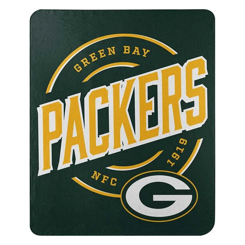 New Northwest NFL Green Bay Packers Soft Fleece Throw Blanket 50" X 60" Cover