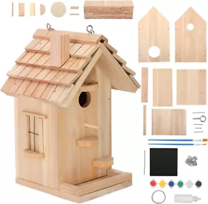 DIY Bird House Kits for Adults Kids Build Your Own Birdhouse Kit with Premium - Picture 1 of 1