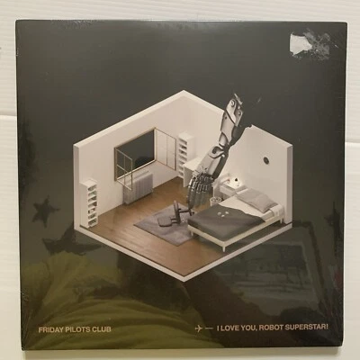 New Sealed Friday Pilots Club I Love You, Robot Superstar!  2025 EP Release Foto 1 de 2