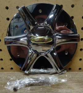 BACCARAT Wheels CHROME Center Cap # 60701875F-1  Custom Center Cap w/ screw - Picture 1 of 5