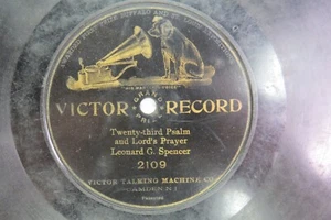 Leonard G. Spencer - VICTOR 2109 - Twenty-third Psalm and Lord's Prayer - Picture 1 of 2