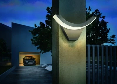 AUßENLEUCHTE GARTENLAMPE MIT 96 LED WANDLEUCHTE WANDLAMPE LAMPE LEUCHTE CARPORT  - Bild 1 von 3
