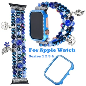For Apple Watch Bling Agate Beads Strap Bracelet Band For iWatch Series 5 4 3 21 - Bild 1 von 26