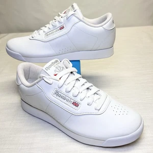 Reebok Classic Princess White Shoes READ Women’s Size 8 Sneaker - Picture 1 of 17