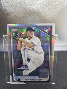 Trey Yesavage 2024 Bowman Chrome Draft Refractors #BDC92 Blue Jays 1st RC - Bild 1 von 2