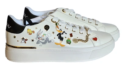Zapatillas Looney Tunes x Aldo Ltlowtoppins "¡Eso es todo gente!" Talla 10, NUEVO Foto 1 de 4