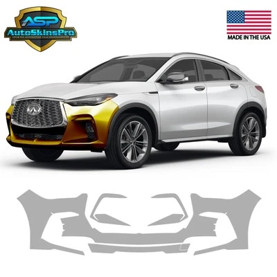 2022-2025 Infiniti QX55 SUV para-choque dianteiro proteção de pintura pré-cortada filme transparente PPF - Imagem 1 de 4