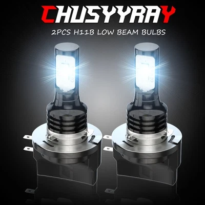 Para KIA SORENTO 2007-2009 H11B Faro LED 6000K Blanco Bombillas Kit de haz bajo Foto 1 de 4