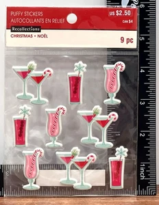 Erinnerungen Weihnachten Puffy Aufkleber - 9 Stück 56445181470 - Bild 1 von 2