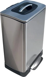 Household Essentials Trash Krusher Manual 40 Liter, Stainless Steel - Picture 1 of 6