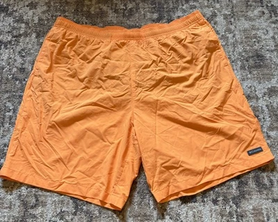 Columbia Sportswear 男式 Xl 橙色板短裤游泳热带口袋水 — 第 1/4 张图片