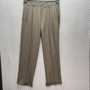 Golfhose Herren Pro Tour Slacks Größe 32x32 Beige Khaki - Bild 1 von 5