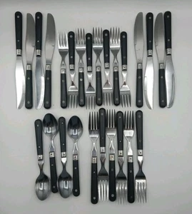 WF Washington Forge Karneval Besteck SCHWARZ Edelstahl 29 Teile Vintage - Bild 1 von 14