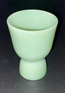 Vtg Fire King Jadeite Double Egg Cup Anchor Hocking Free  Shipping N - Picture 1 of 7