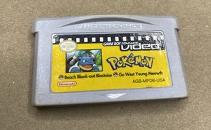 Video Game Boy Advance: Pokémon Beach Blank-Out Blastoise & Go West Young Meowth - Foto 1 di 4