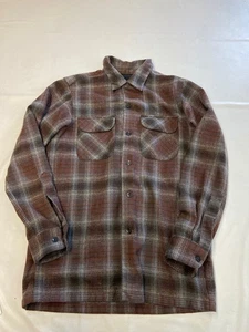 Mens PENDLETON Multicolor Plaid Wool The Original Board Shirt Sz S - Picture 1 of 6