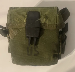 Vintage US Army Military First Aid Kit Individual US Contents Pouch Case - Picture 1 of 10