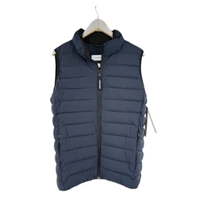 Calvin Klein Men’s Small Infinite Stretch Puffer Vest Navy Blue Resistant NWT - Picture 1 of 9