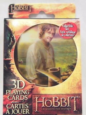 The Hobbit 3D Lenticular Playing Cards Brand New Lord of the Rings - Image 1 of 2